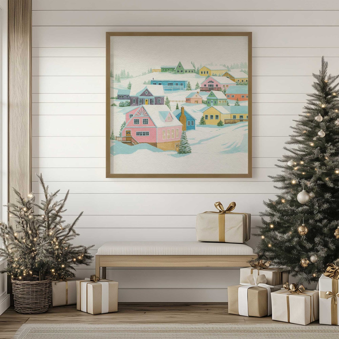 Picture of art in a room