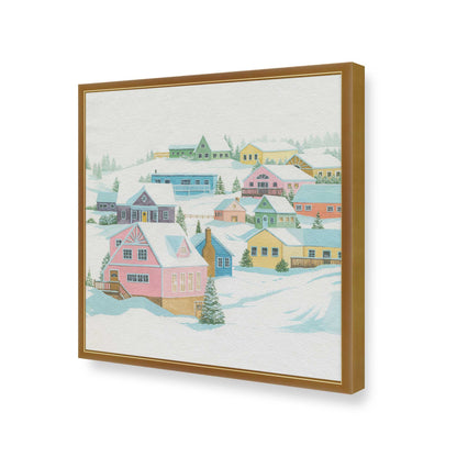 [Color:Polished Gold], Picture of art in a Polished Gold frame of the corner