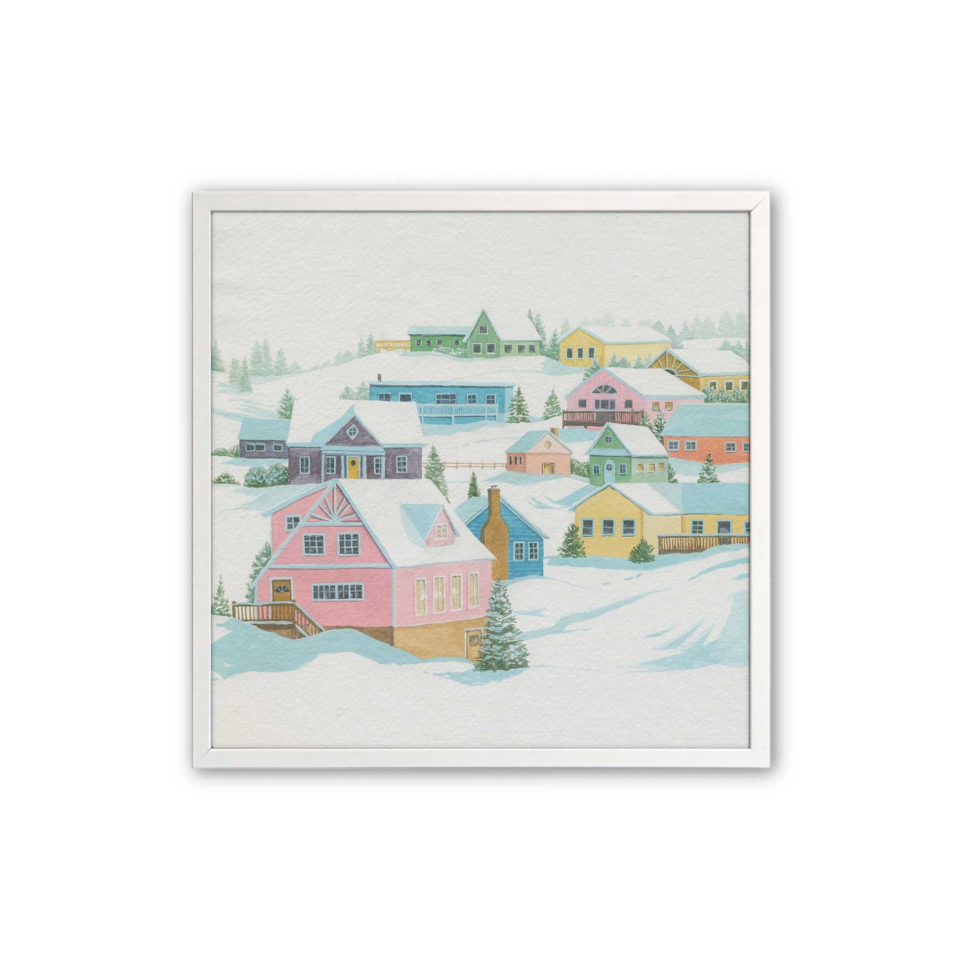 [Color:Opaque White], Picture of art in a Opaque White frame