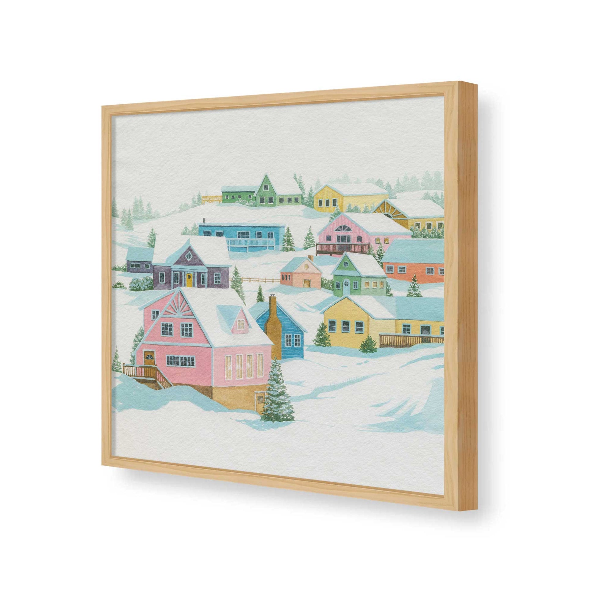 [Color:Espresso], Picture of art in a Espresso frame of the corner