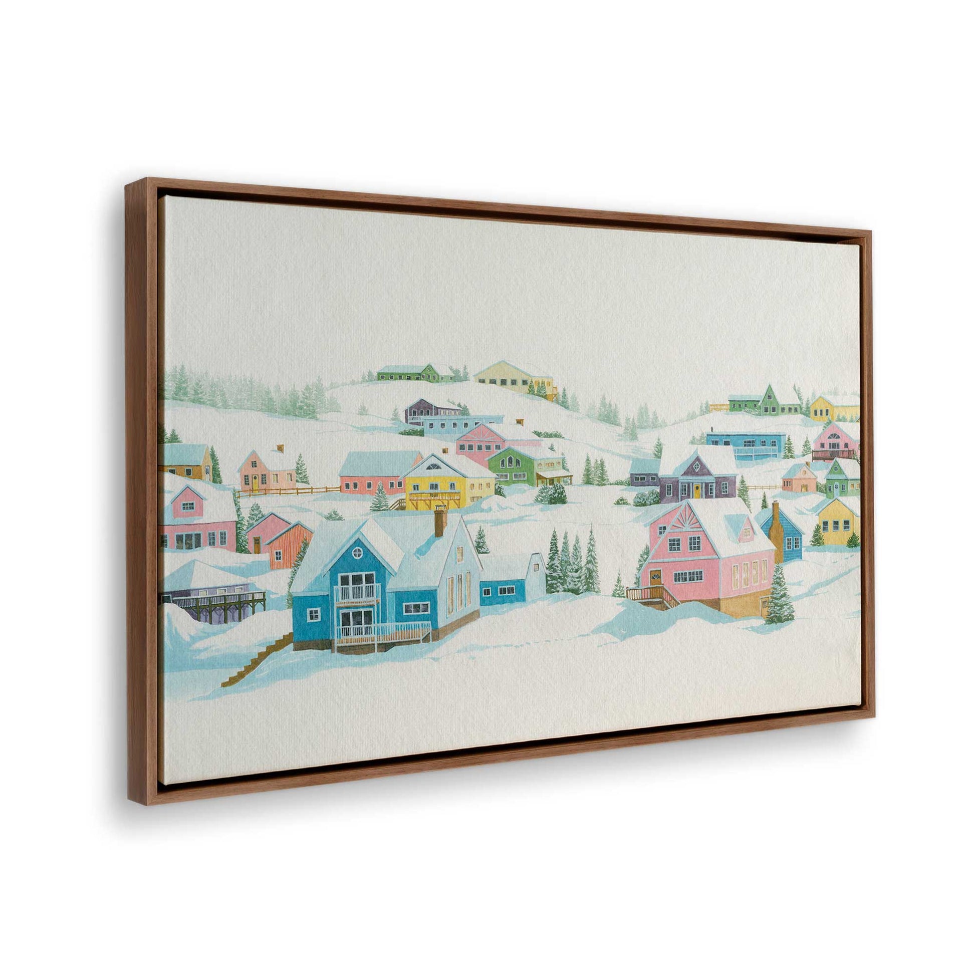 [Color:Walnut], Picture of the corner of the art