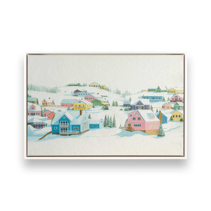 [Color:Opaque White], Picture of art in a White frame