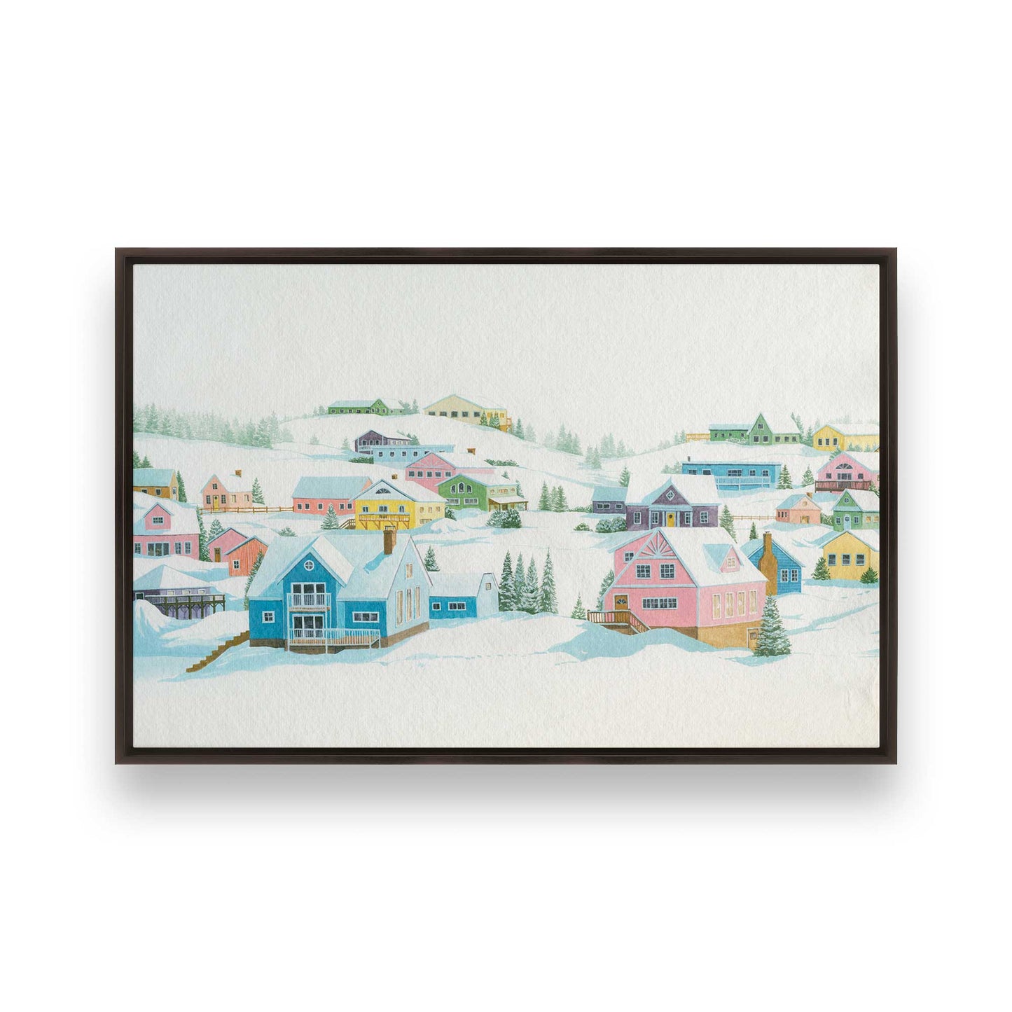 [Color:Espresso], Picture of art in a Espresso frame