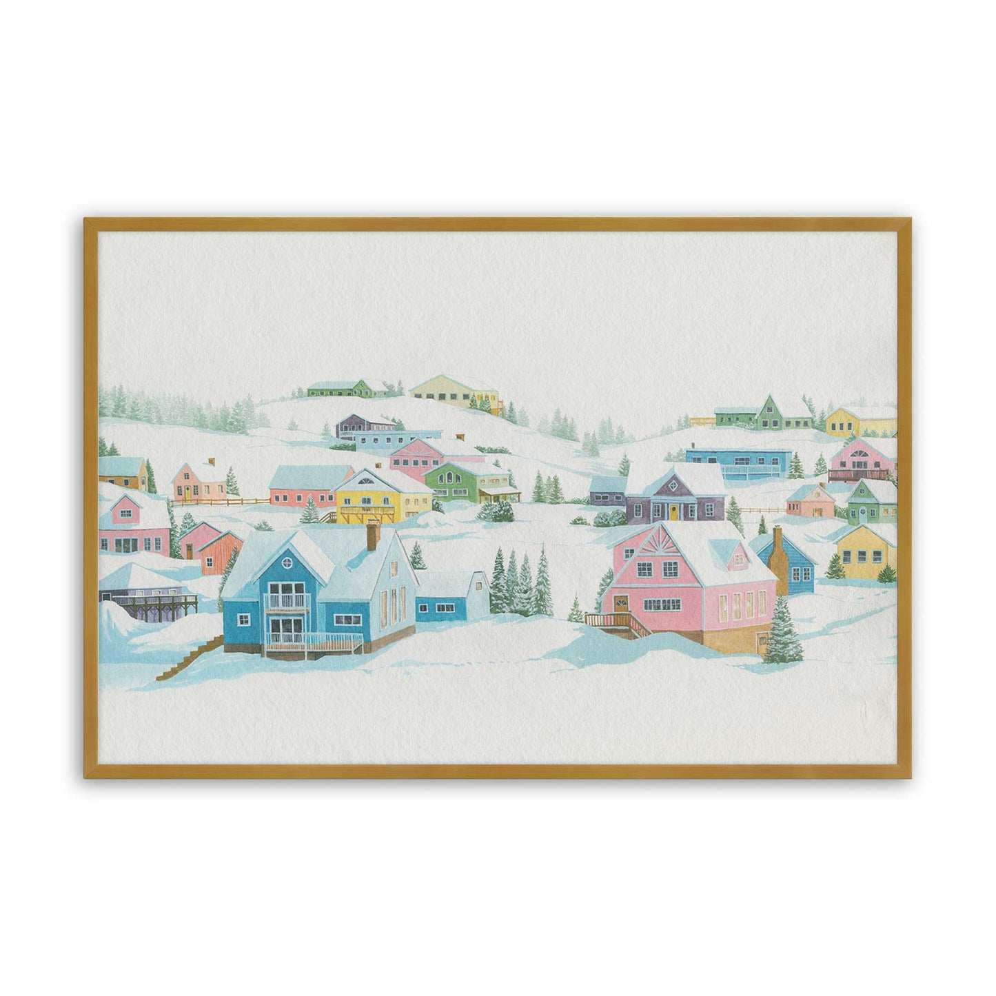 [Color:Polished Gold], Picture of art in a Polished Gold frame