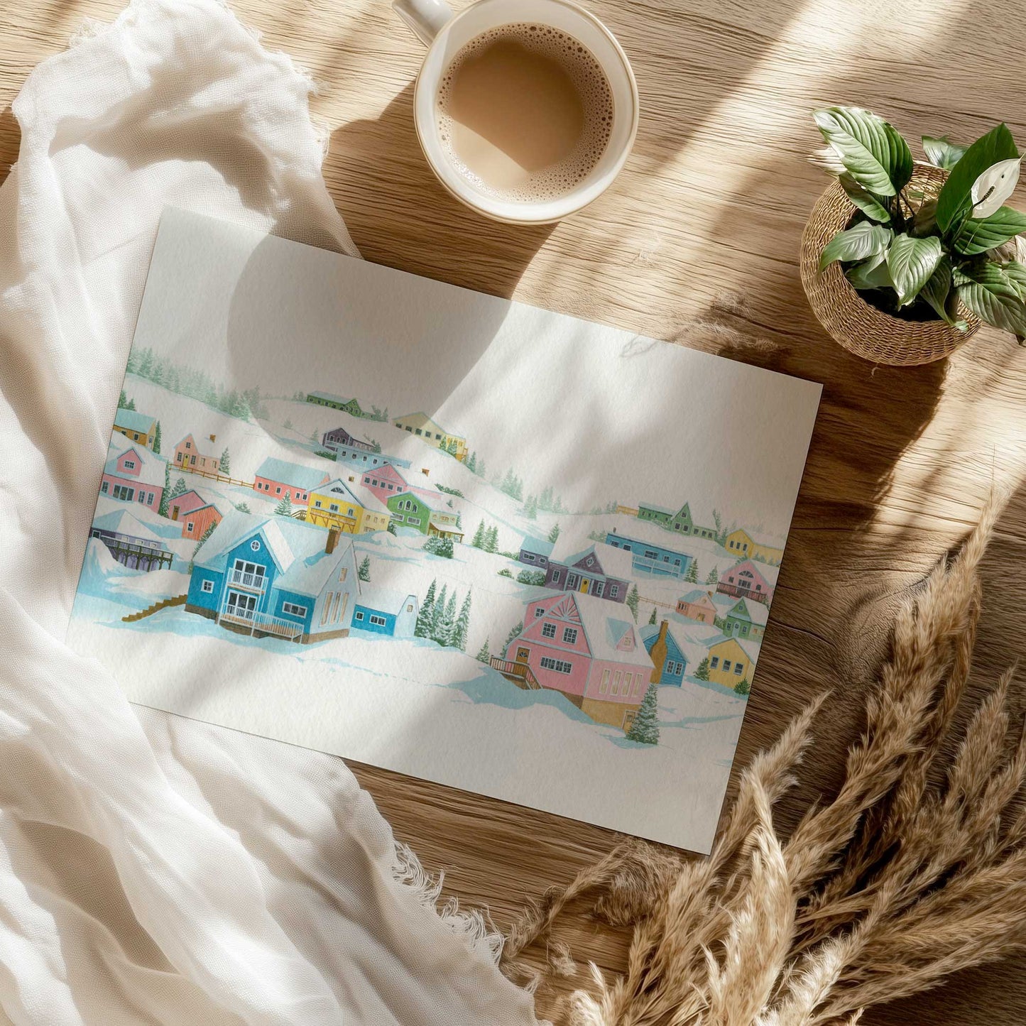 [Color:Rolled Print], Picture of close up of art