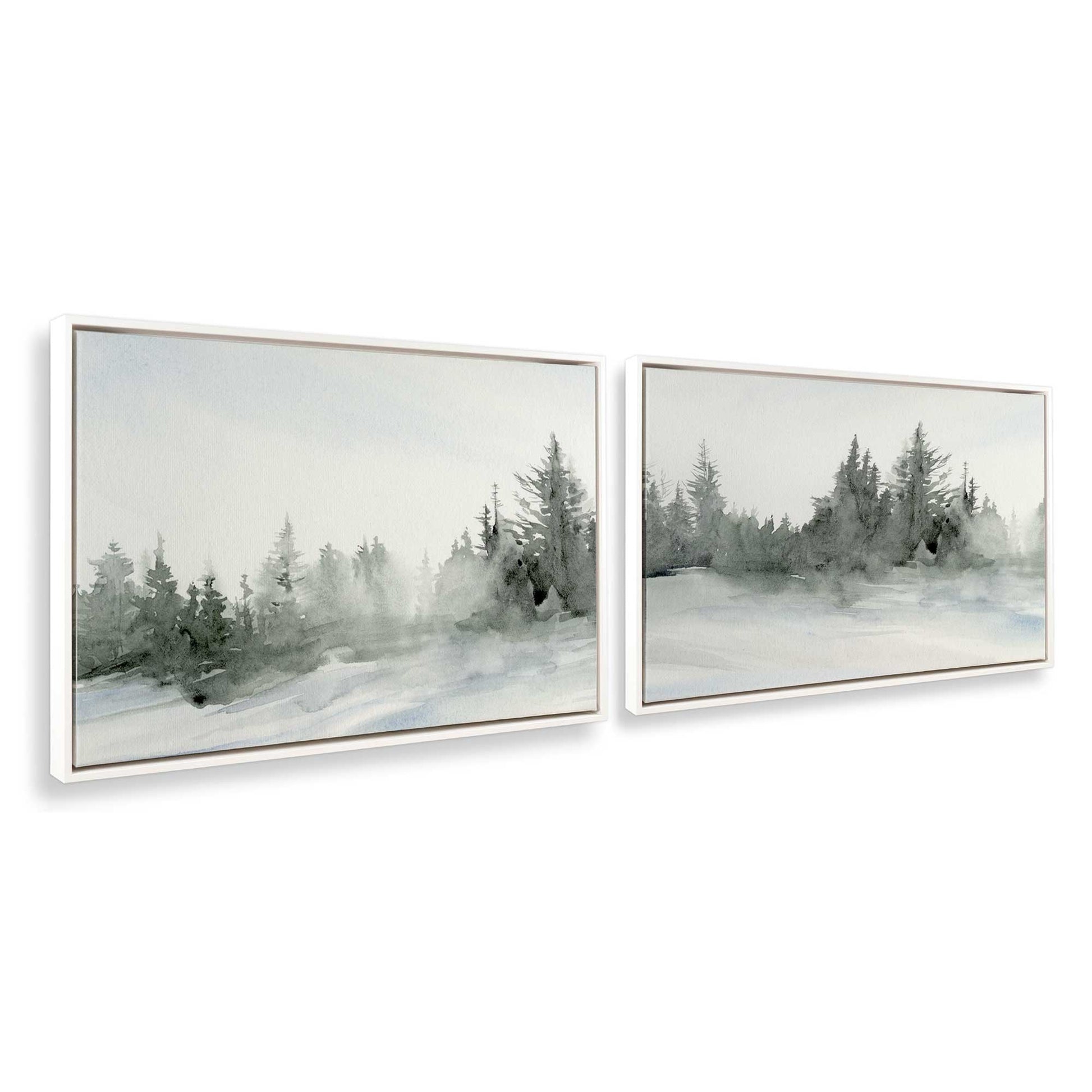 [Color:Opaque White], Picture of art in a White frame at an angle