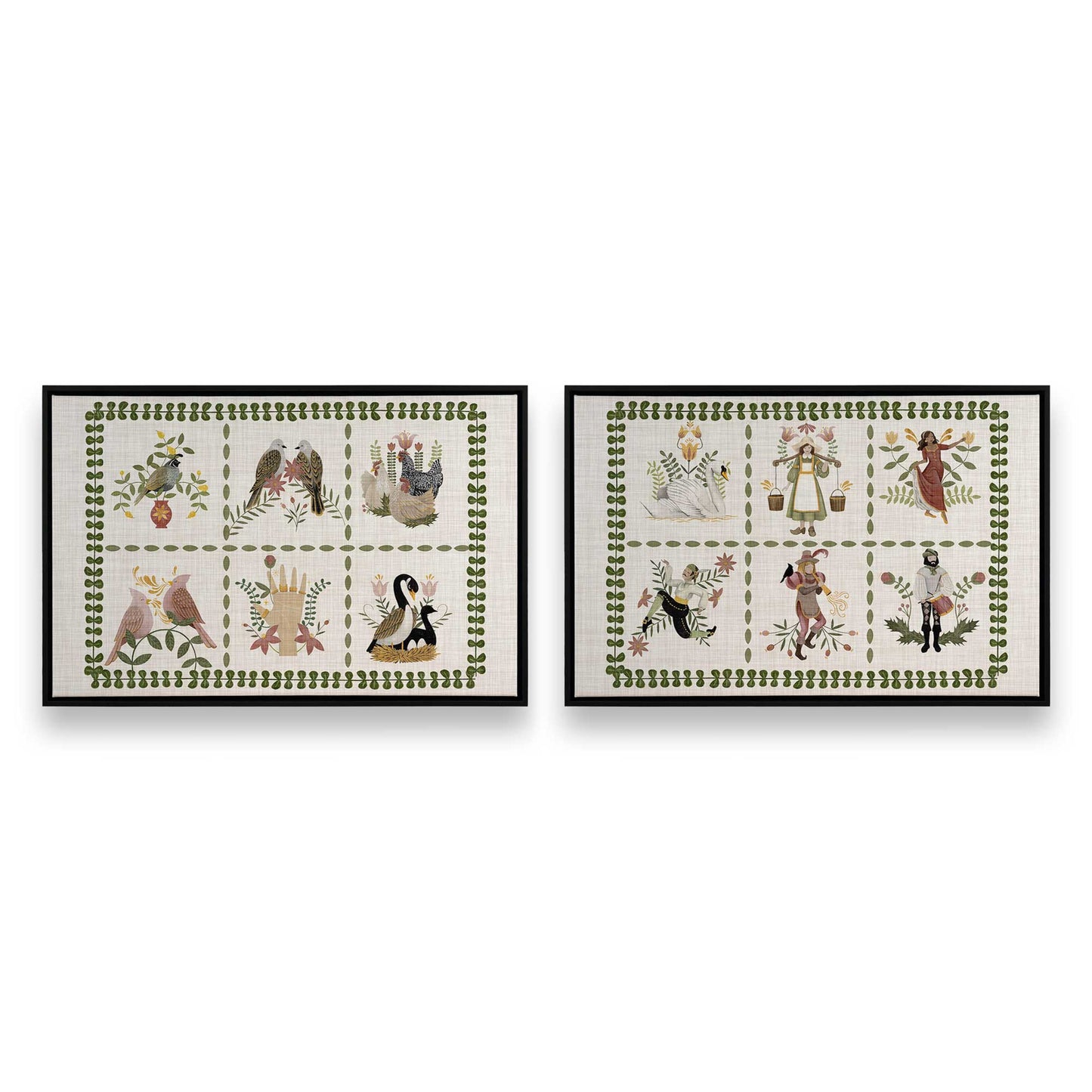 [Color:Satin Black], Picture of art in a Satin Black frame