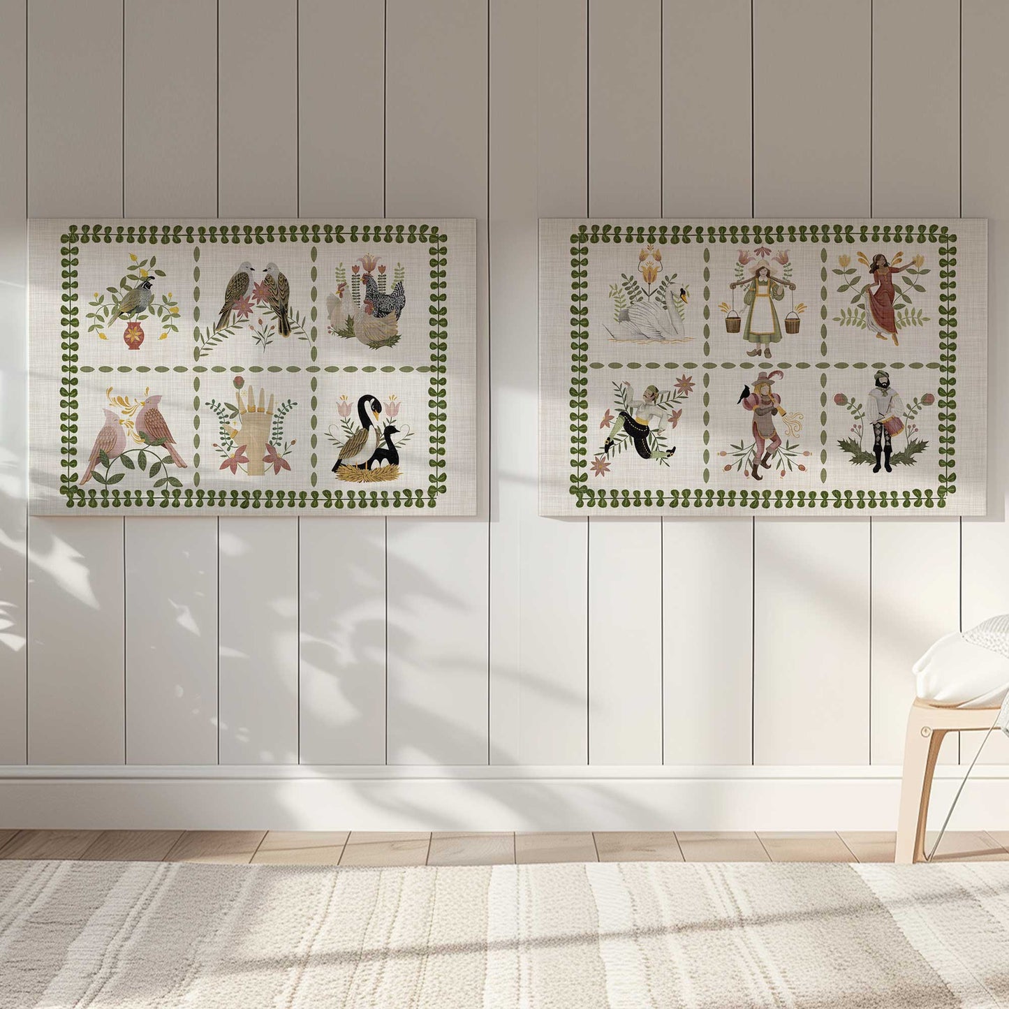 [Color:Opaque White], Picture of art in a White frame