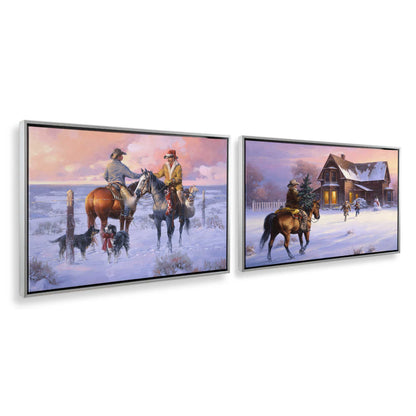 [Color:Polished Chrome], Picture of art in a Polished Chrome frame at an angle