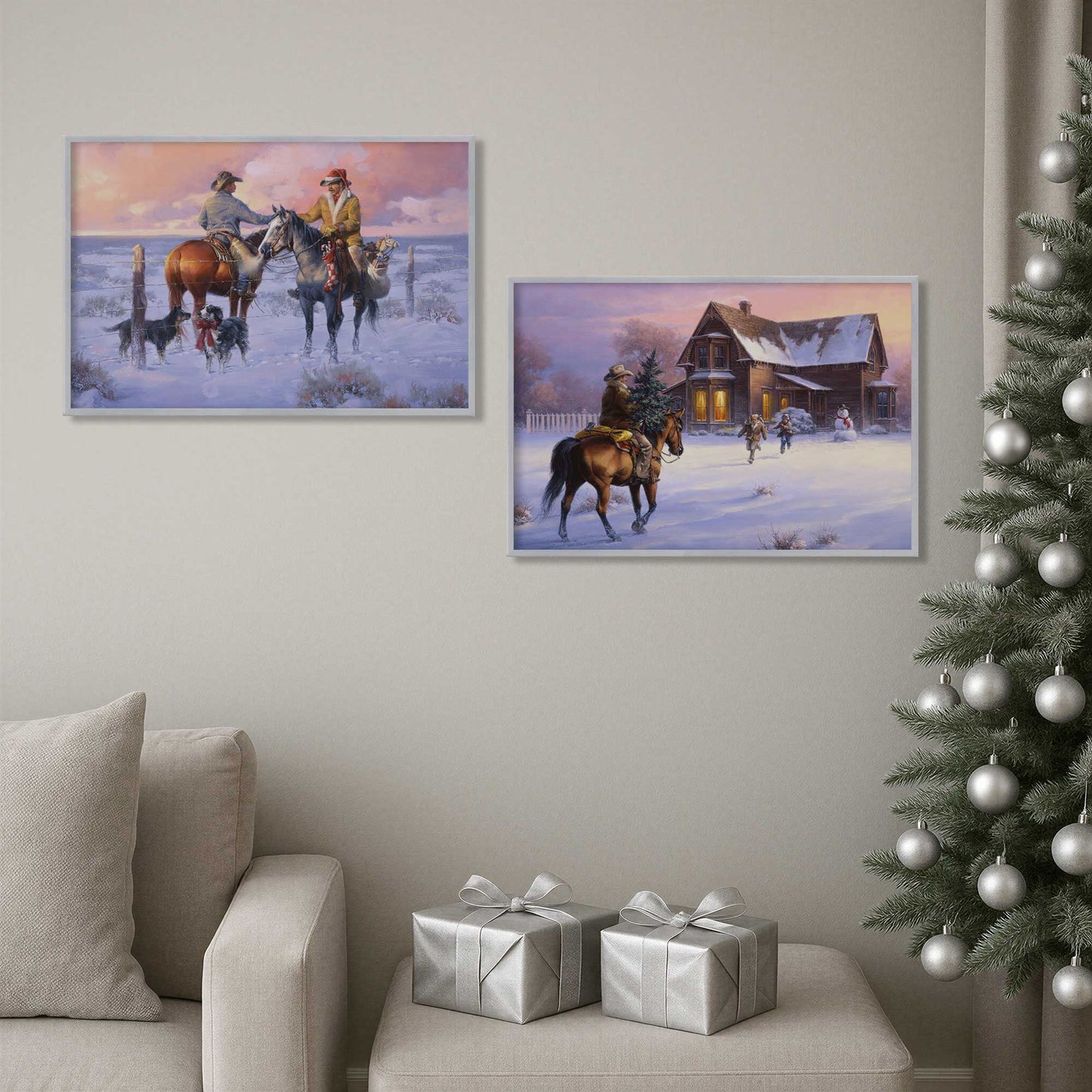 [Color:American Maple], Picture of art in a American Maple frame