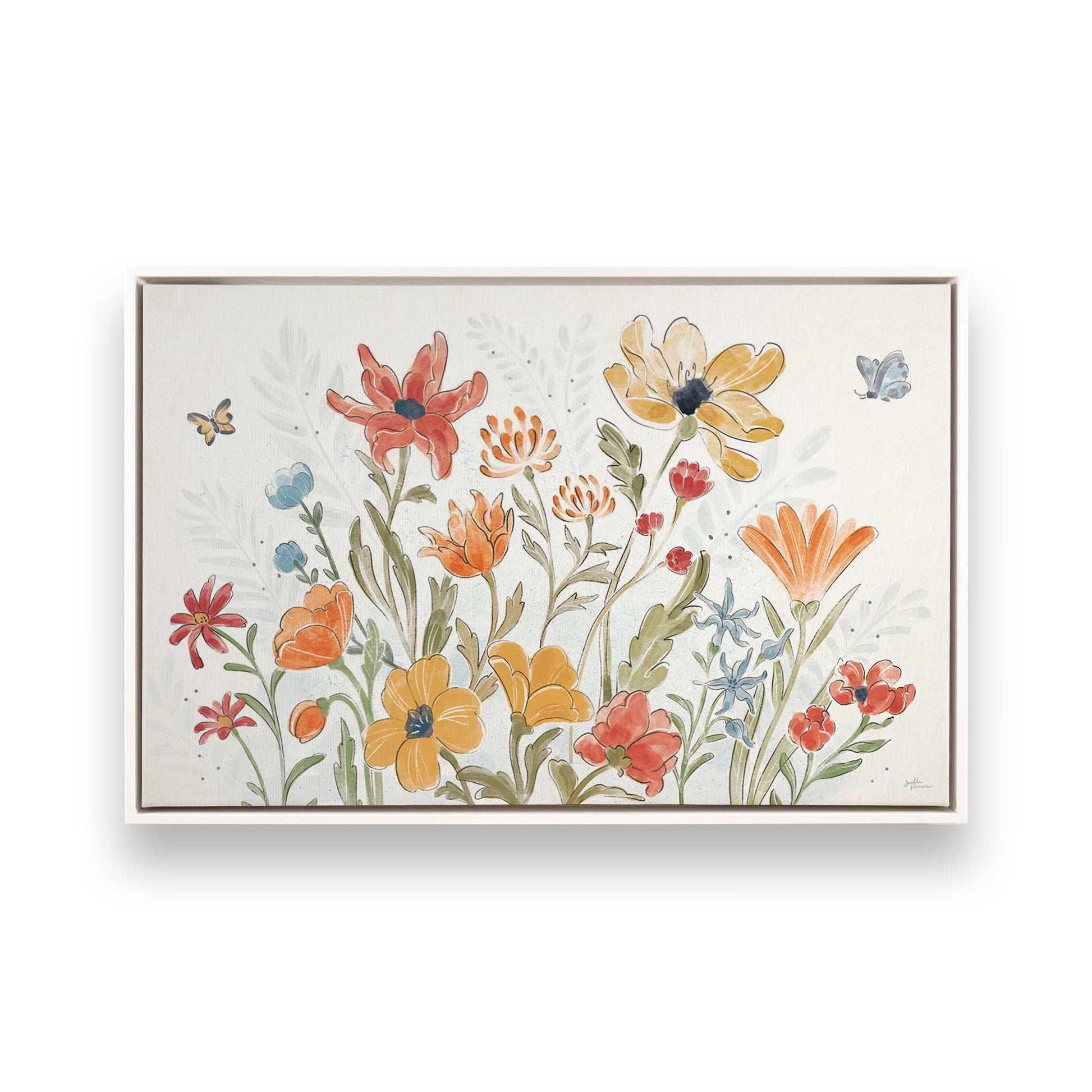 [Color:Opaque White], Picture of art in a White frame