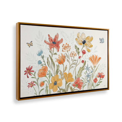 [Color:Polished Gold], Picture of art in a Polished Gold frame at an angle