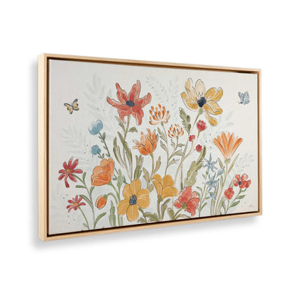 [Color:American Maple], Picture of art in a American Maple frame at an angle