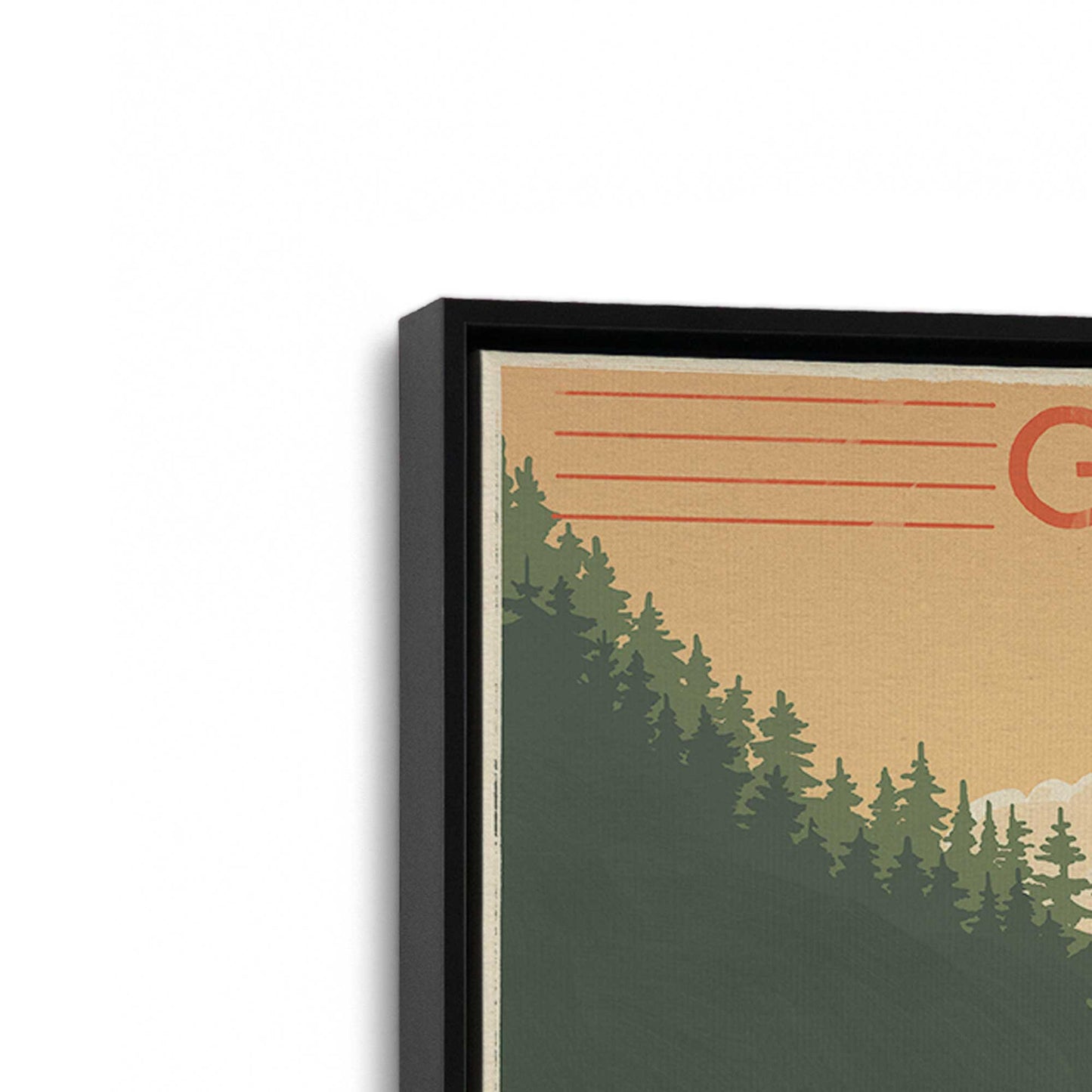 [Color:Satin Black], Picture of the corner of the art