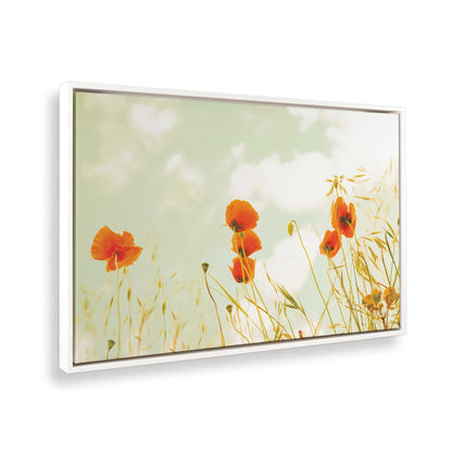 [Color:Opaque White], Picture of art in a White frame at an angle