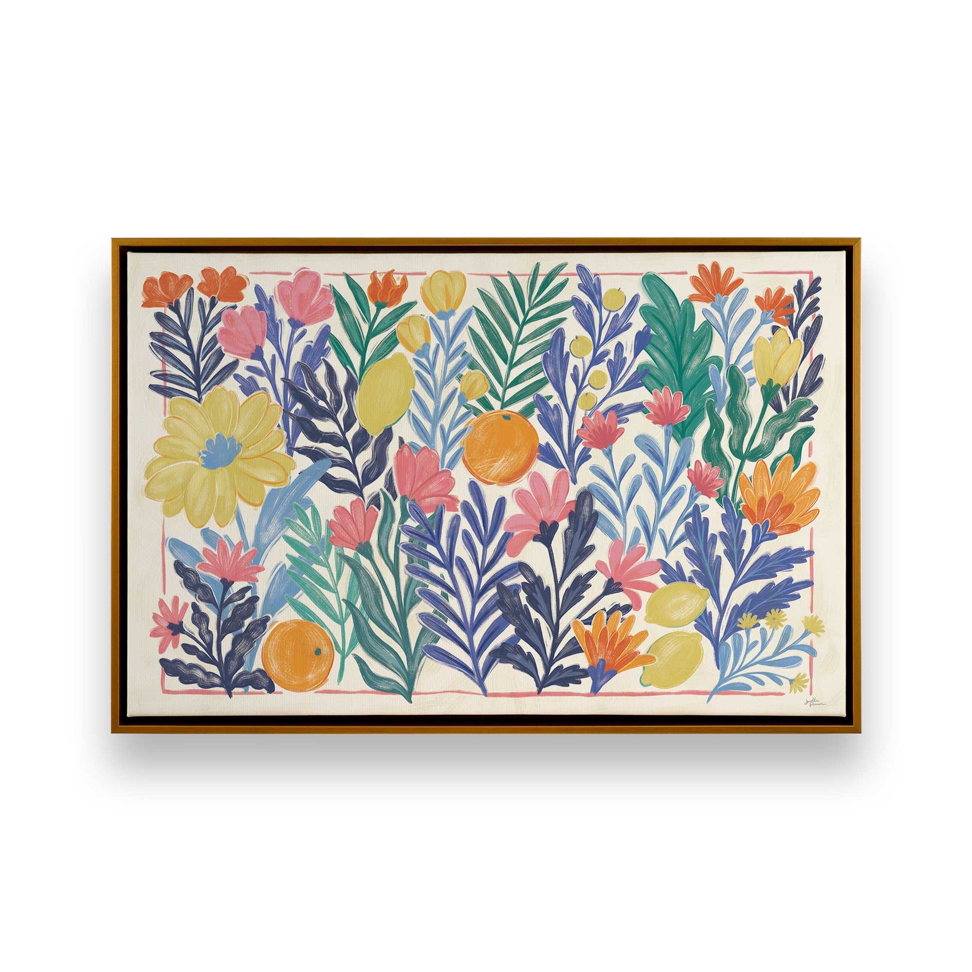 [Color:Polished Gold], Picture of art in a Polished Gold frame