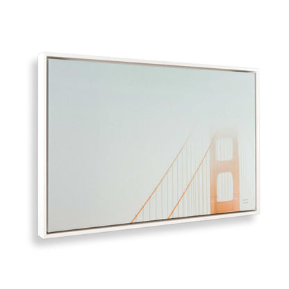 [Color:Opaque White], Picture of art in a White frame at an angle