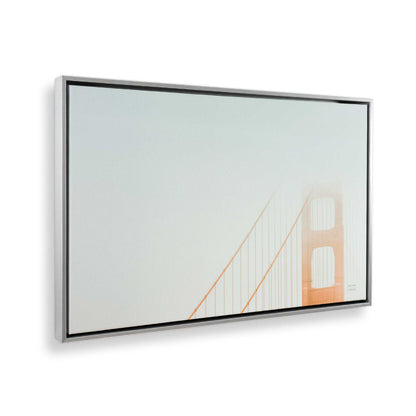 [Color:Polished Chrome], Picture of art in a Polished Chrome frame at an angle