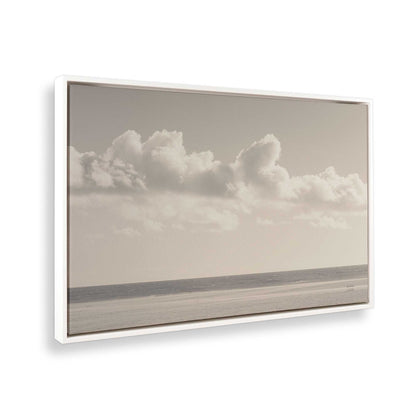 [Color:Opaque White], Picture of art in a White frame at an angle