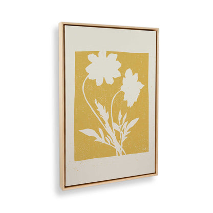 [Color:American Maple], Picture of art in a American Maple frame at an angle