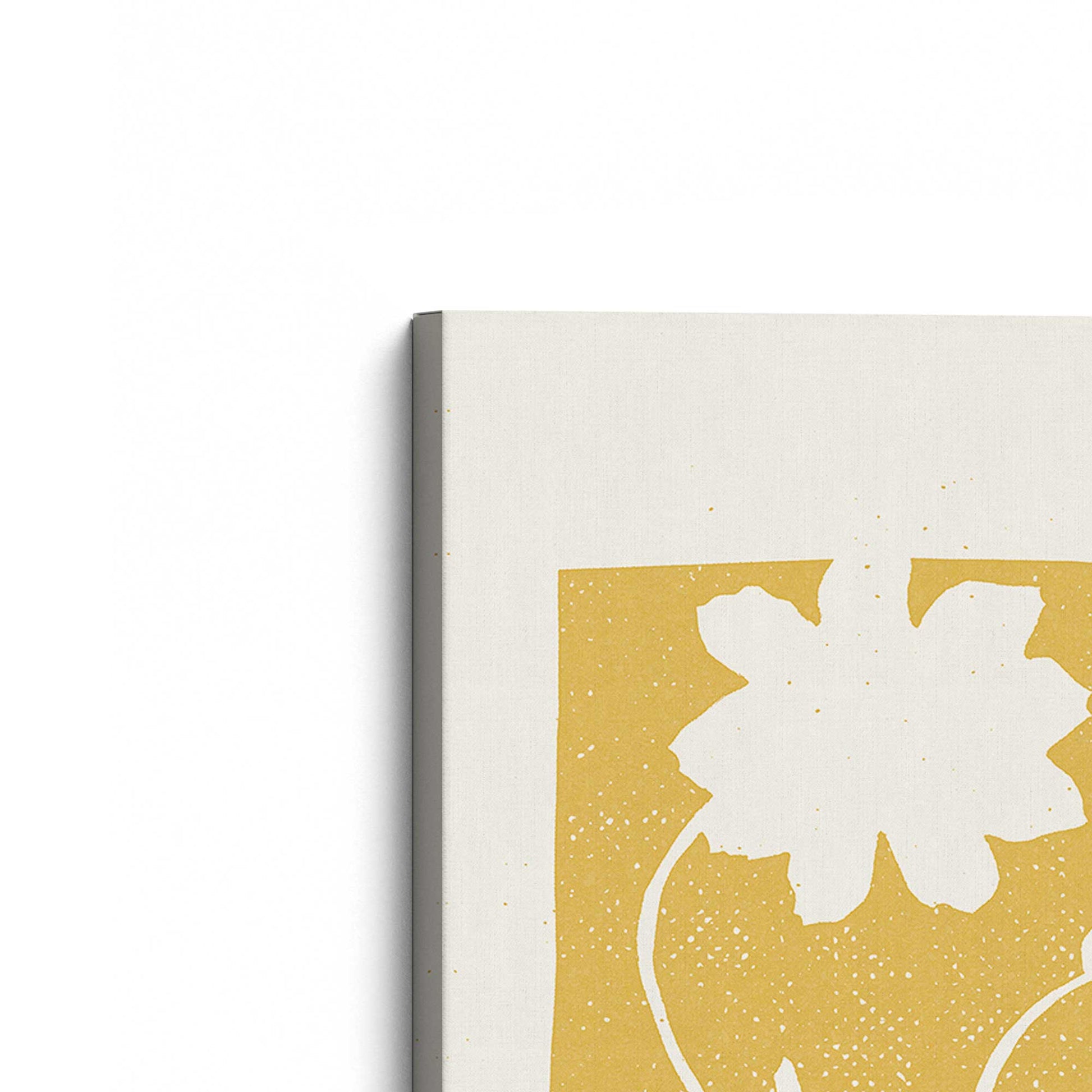 [Color:Stretched Canvas], Picture of the corner of the art