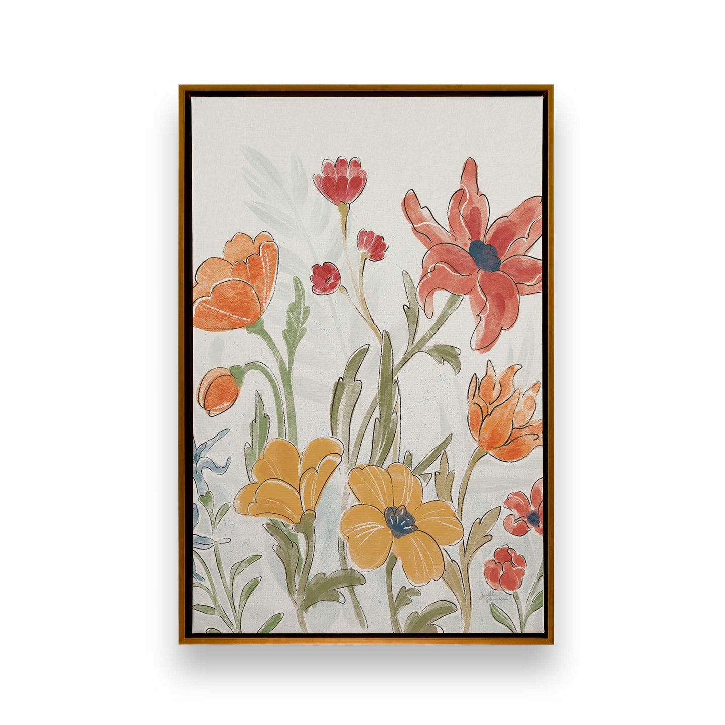 [Color:Polished Gold], Picture of art in a Polished Gold frame