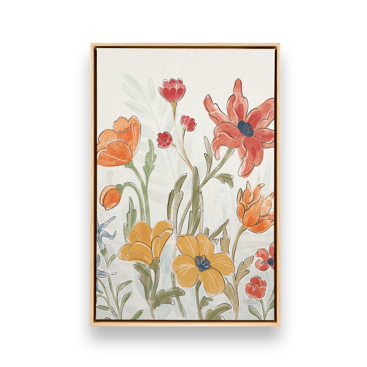 [Color:American Maple], Picture of art in a American Maple frame