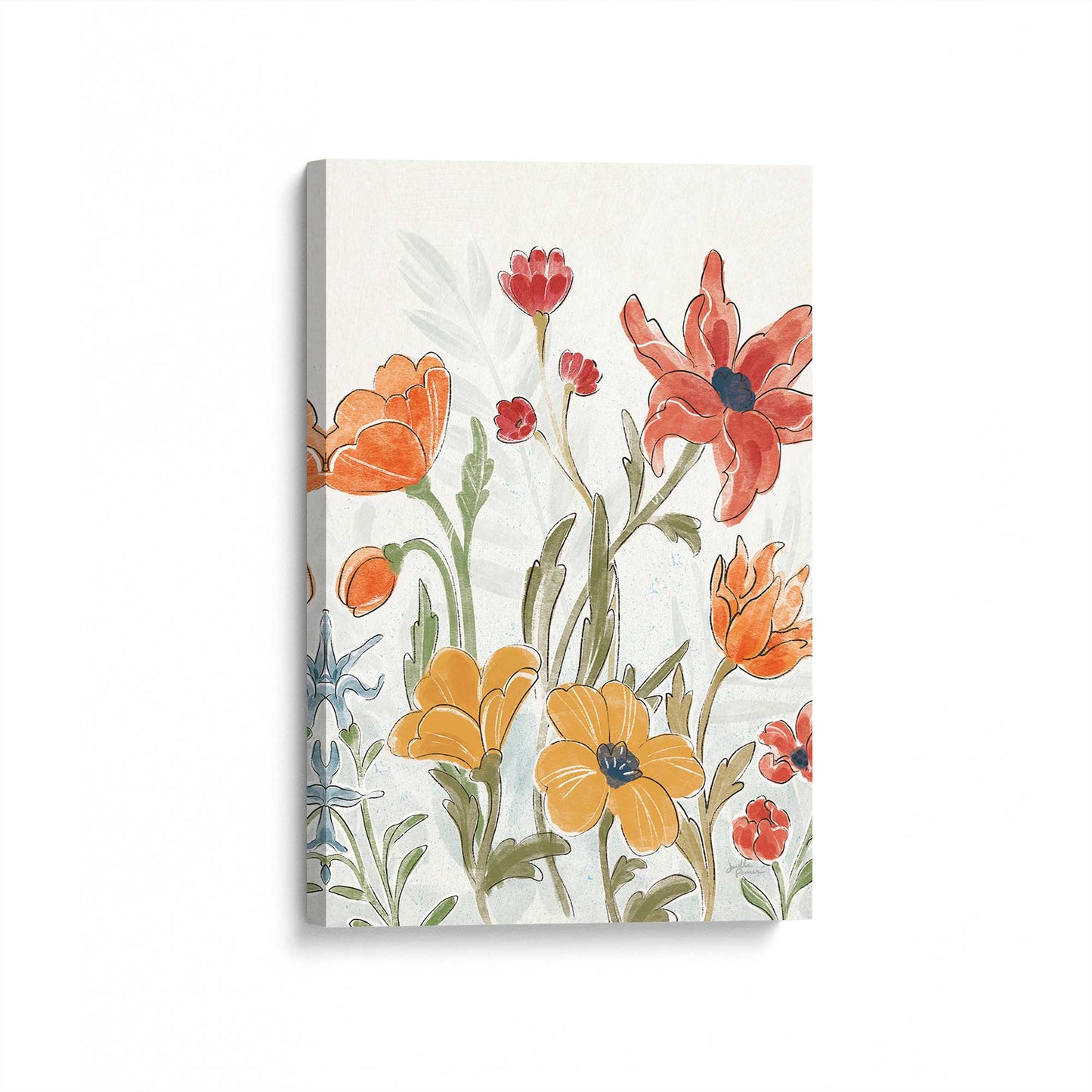 [Color:Stretched Canvas], Picture of art at an angle