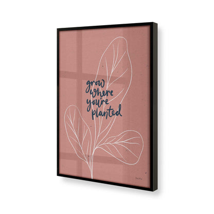 [Color:Satin Black], Picture of art in a Satin Black frame at an angle