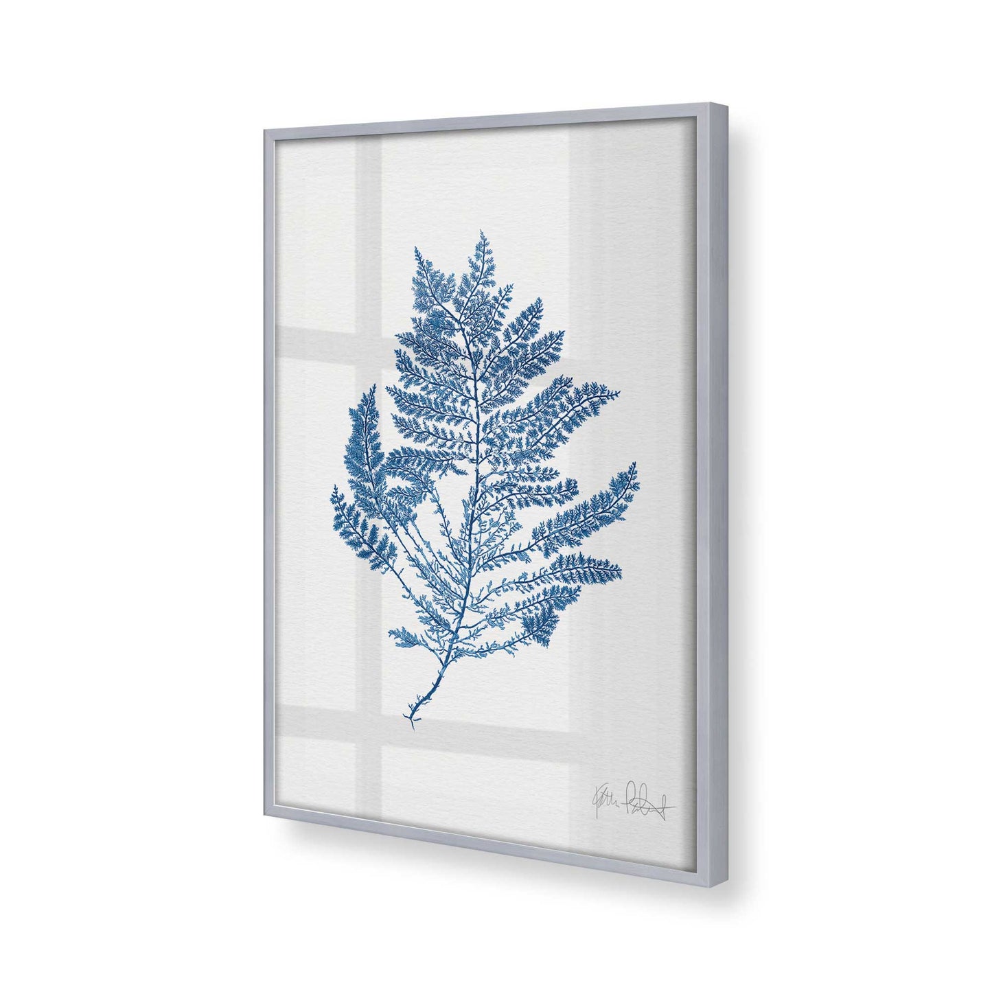 [Color:Polished Chrome], Picture of art in a Polished Chrome frame at an angle