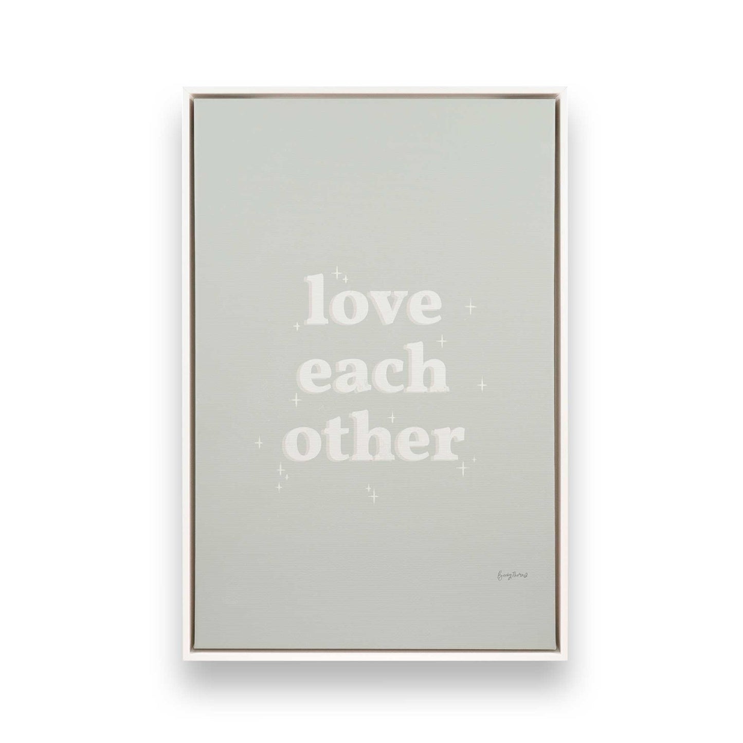 [Color:Opaque White], Picture of art in a White frame