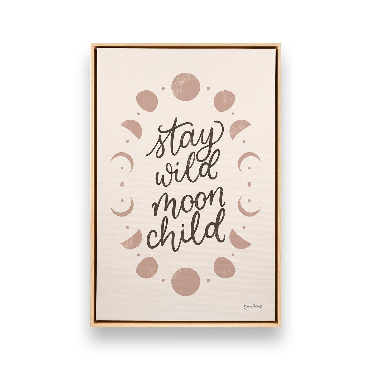 [Color:American Maple], Picture of art in a American Maple frame