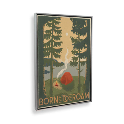 [Color:Polished Chrome], Picture of art in a Polished Chrome frame at an angle