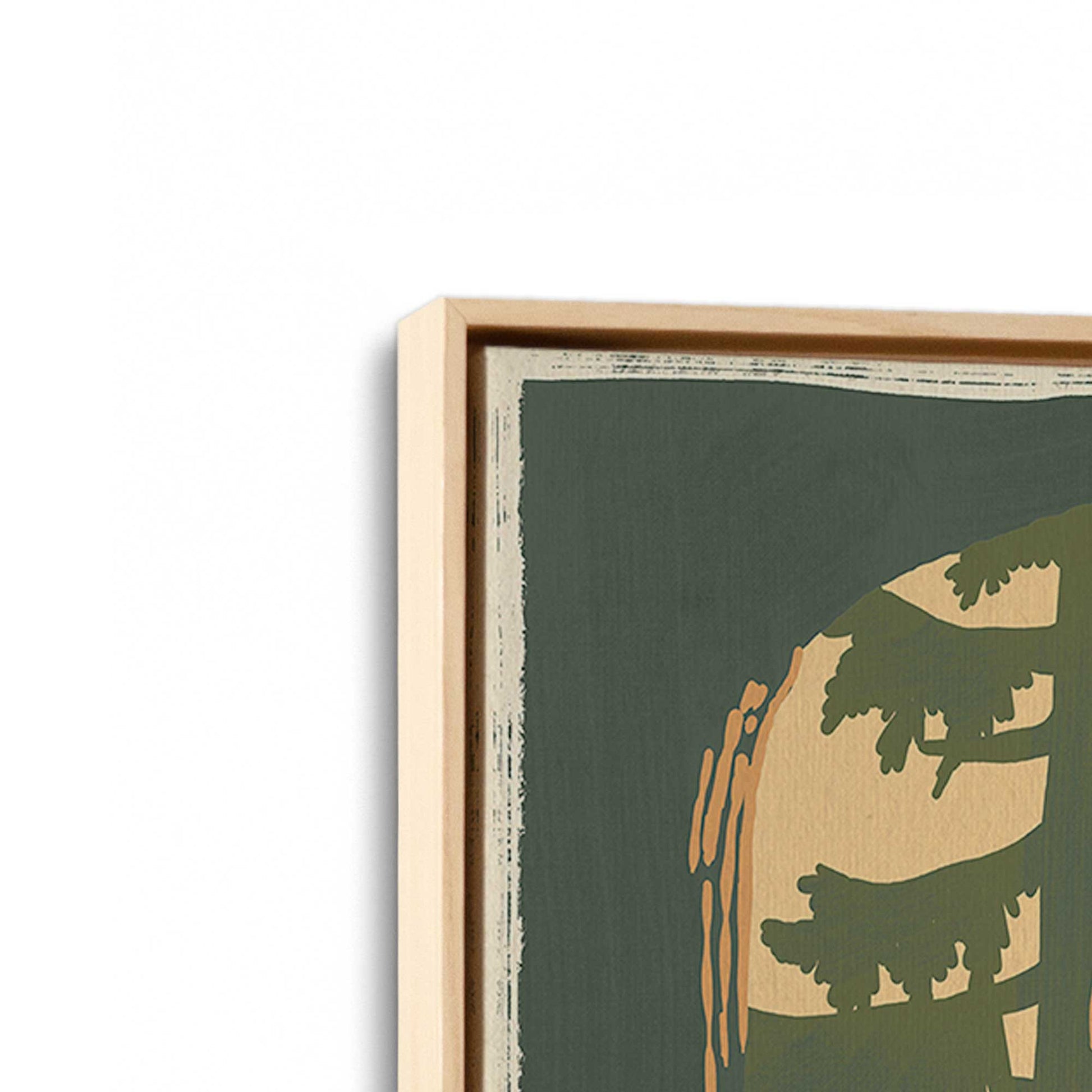 [Color:American Maple], Picture of the corner of the art