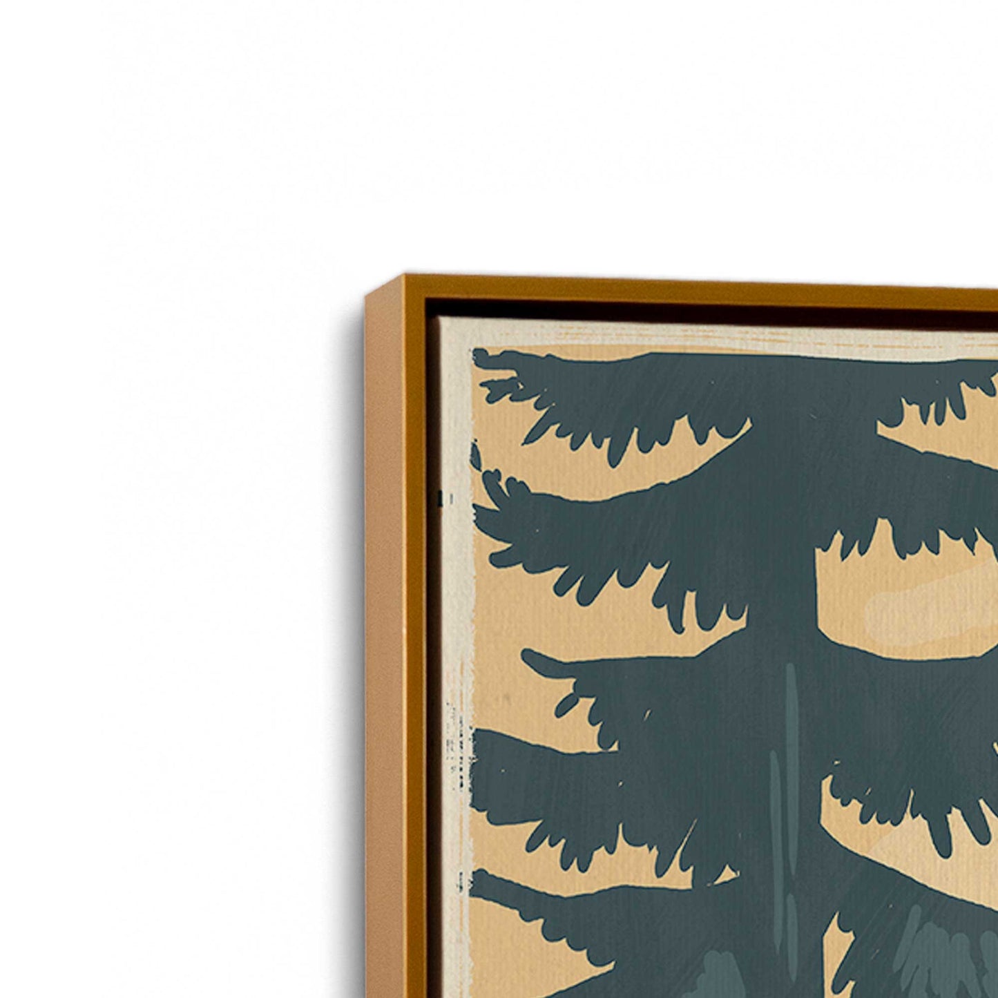 [Color:Polished Gold], Picture of the corner of the art