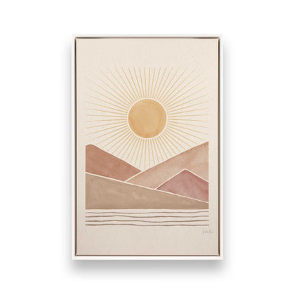 [Color:Opaque White], Picture of art in a White frame