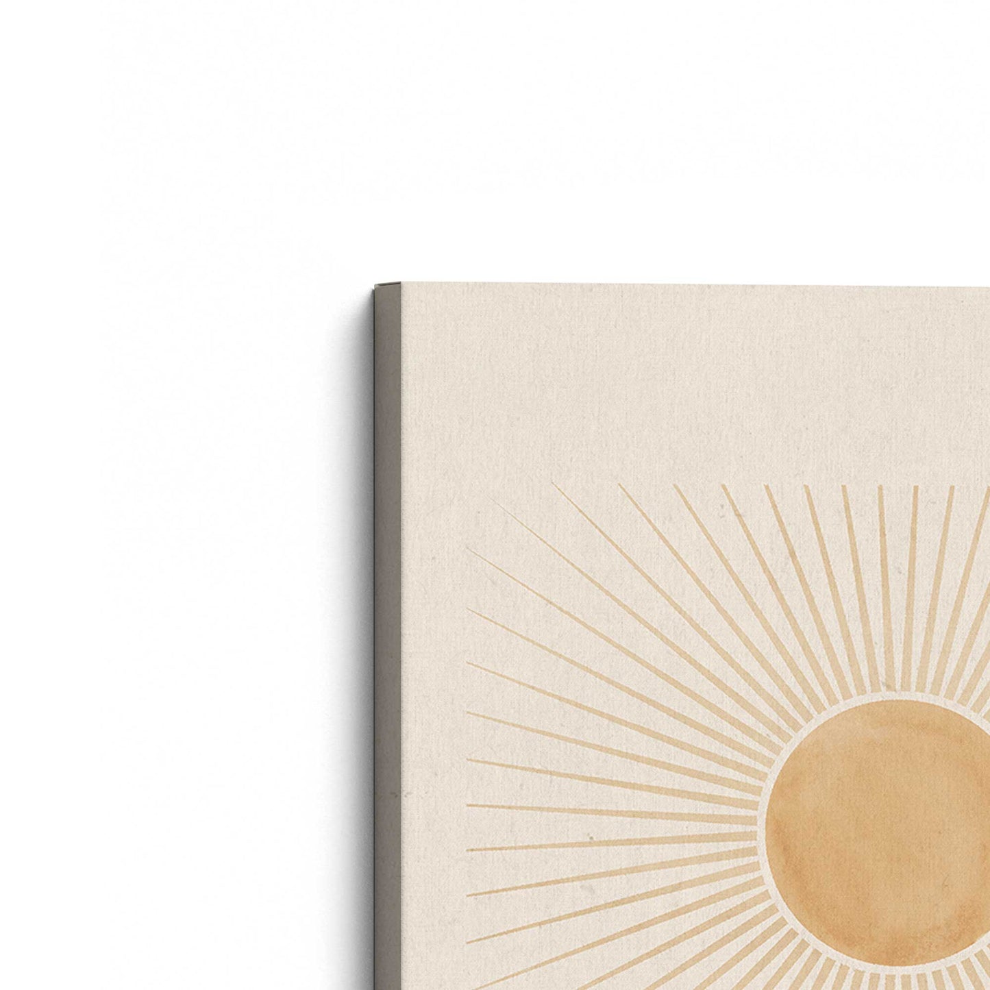 [Color:Stretched Canvas], Picture of the corner of the art