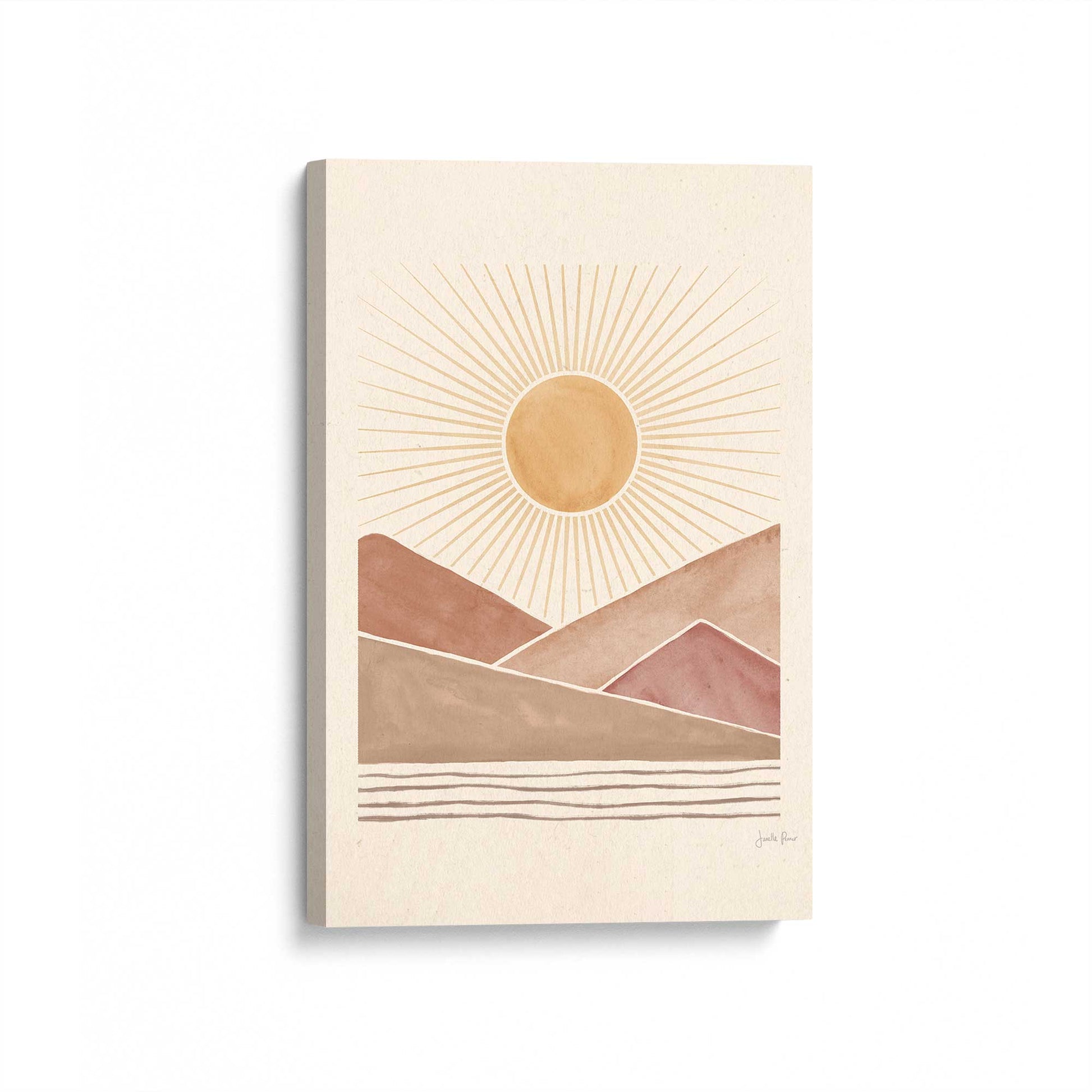 [Color:Stretched Canvas], Picture of art at an angle