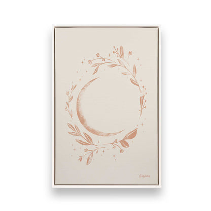 [Color:Opaque White], Picture of art in a White frame