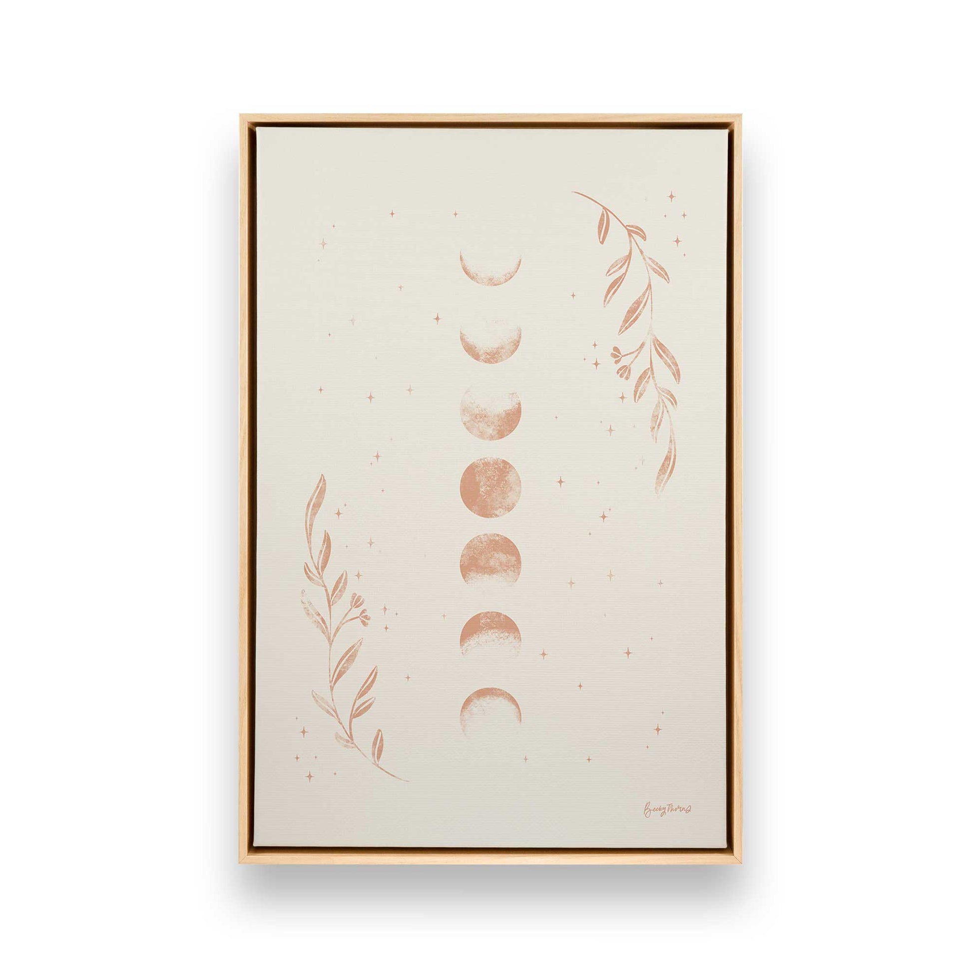 [Color:American Maple], Picture of art in a American Maple frame