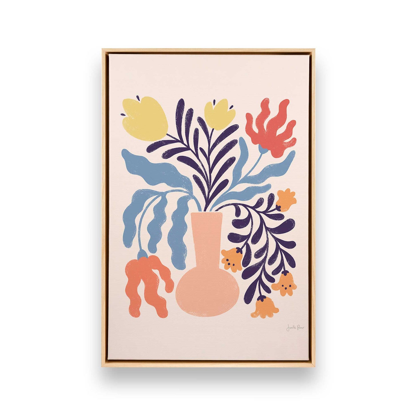 [Color:American Maple], Picture of art in a American Maple frame