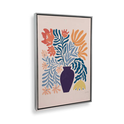 [Color:Polished Chrome], Picture of art in a Polished Chrome frame at an angle