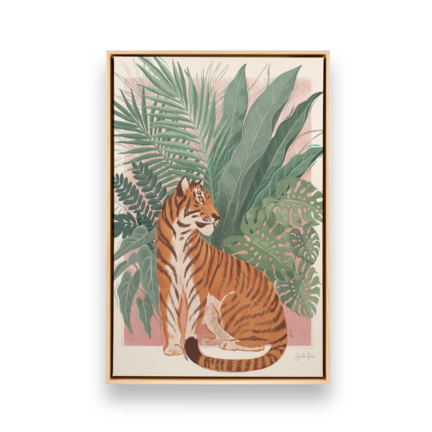 [Color:American Maple], Picture of art in a American Maple frame