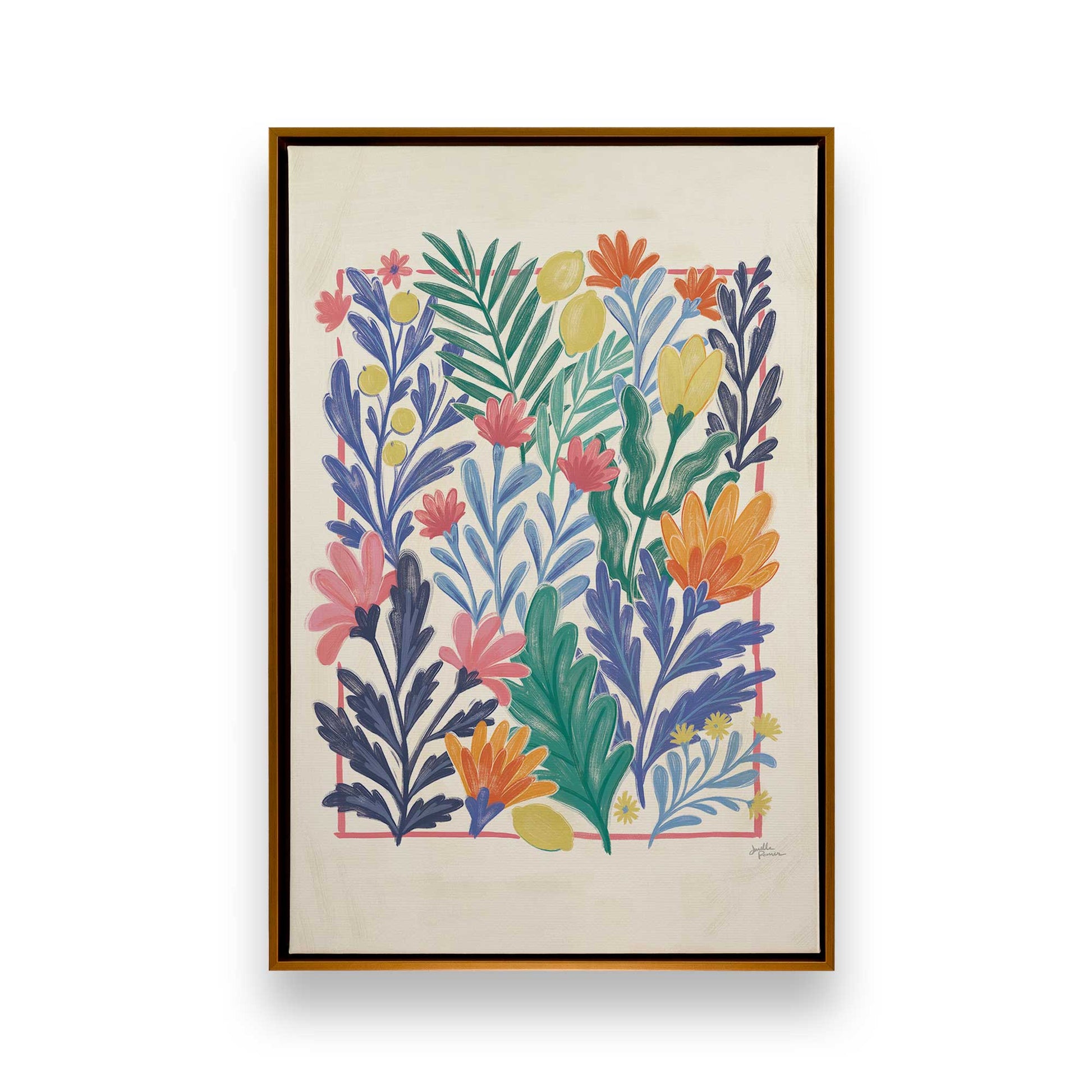 [Color:Polished Gold], Picture of art in a Polished Gold frame