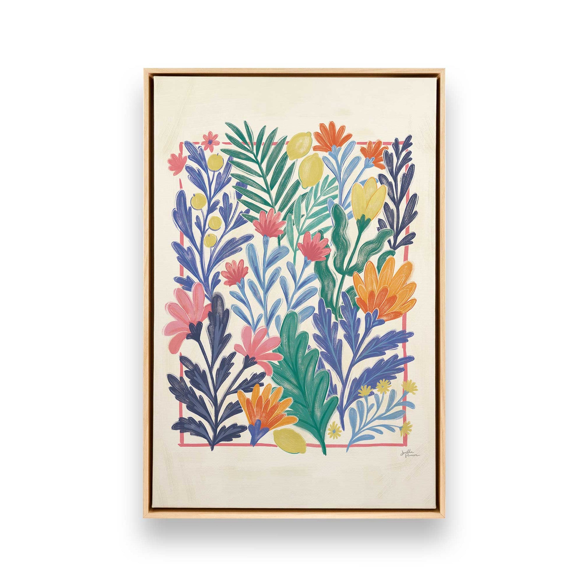 [Color:American Maple], Picture of art in a American Maple frame