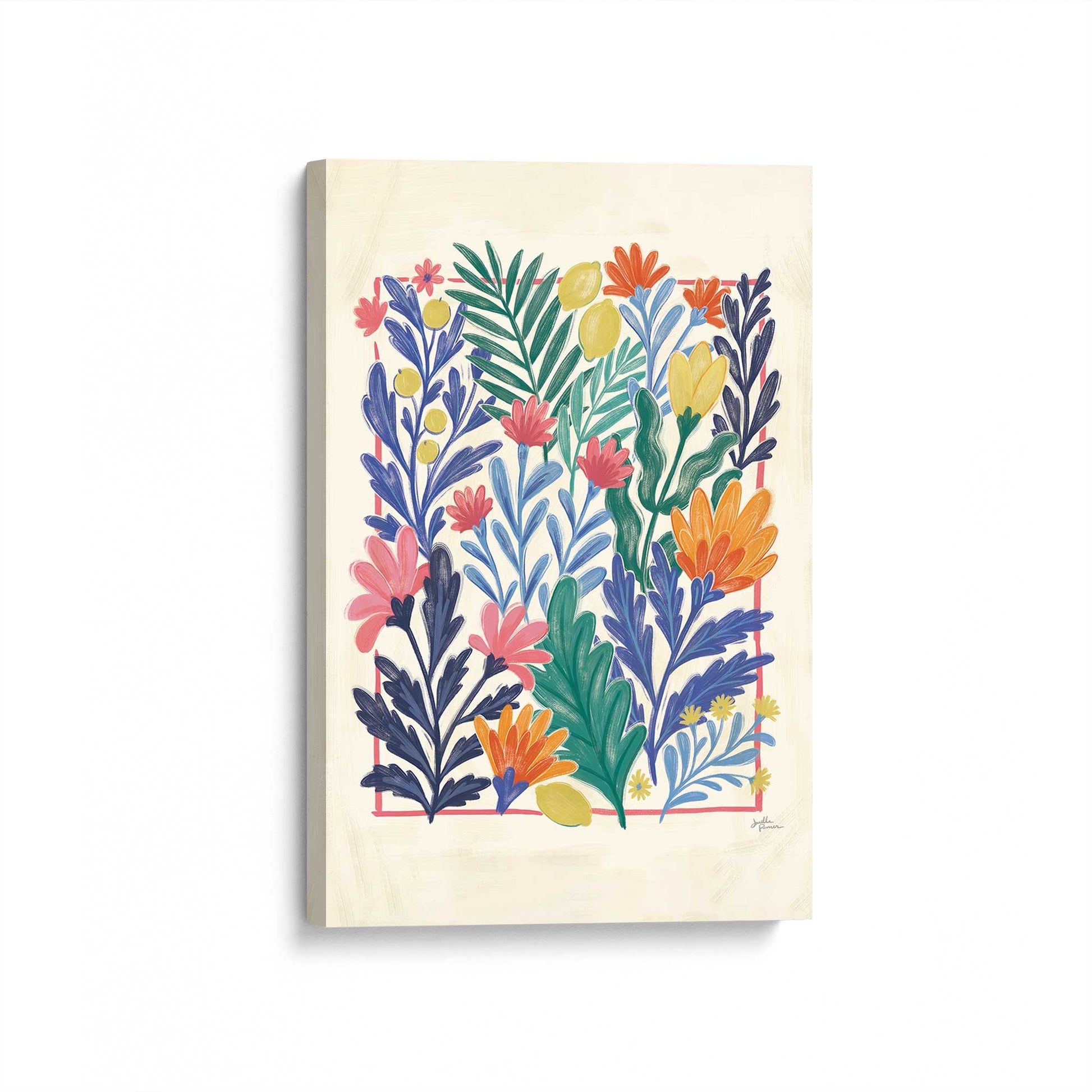 [Color:Stretched Canvas], Picture of art at an angle