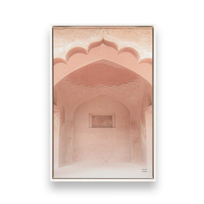 [Color:Opaque White], Picture of art in a White frame