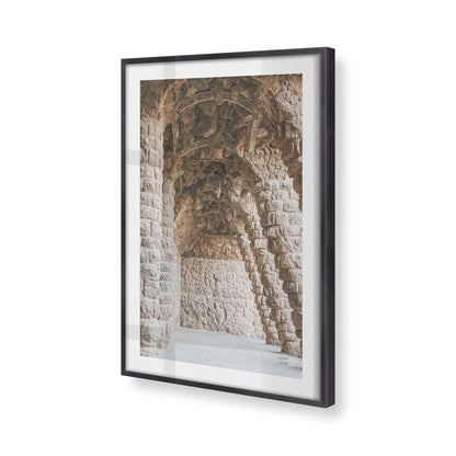 [Color:Weathered Zinc], Picture of art in a Weathered Zinc frame at an angle