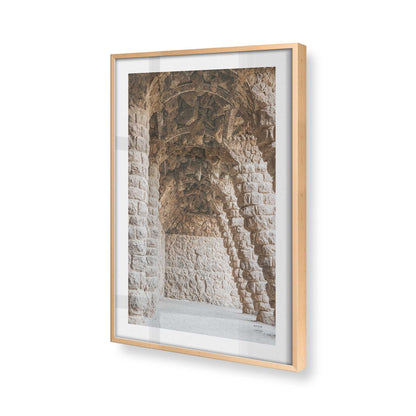 [Color:Raw Maple], Picture of art in a Raw Maple frame at an angle
