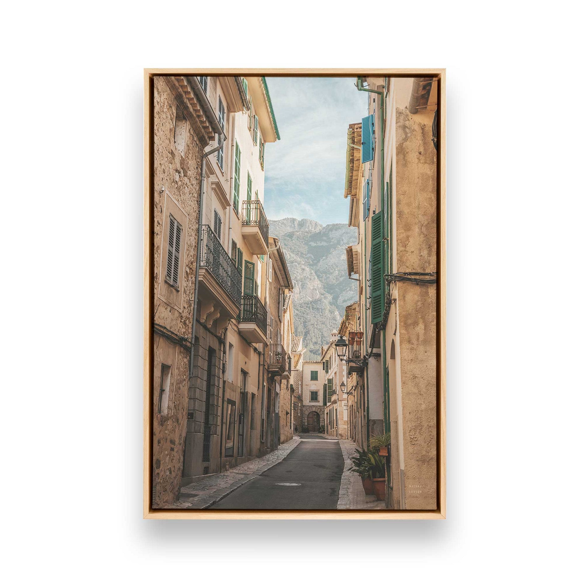 [Color:American Maple], Picture of art in a American Maple frame